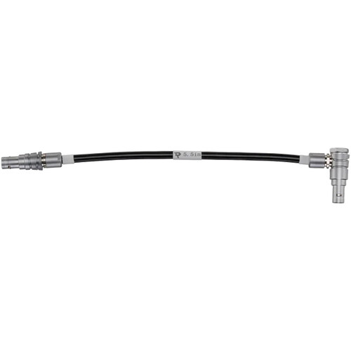 Wooden Camera D-Box Link Cable 5-Pin Right-Angle Male to 5-Pin Straight Male (5.5")