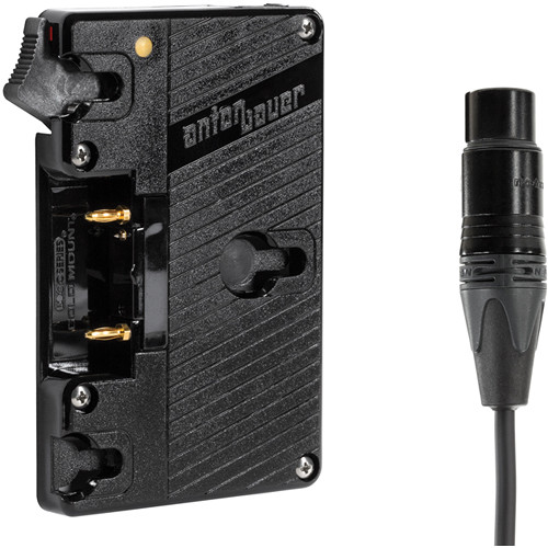 Wooden Camera Gold Mount Plate with XLR Connector