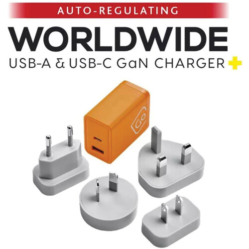 Worldwide USB-A & USB-C GaN Charger