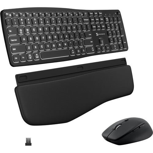 X9 Performance Wireless Backlit Ergonomic Keyboard and Mouse Combo