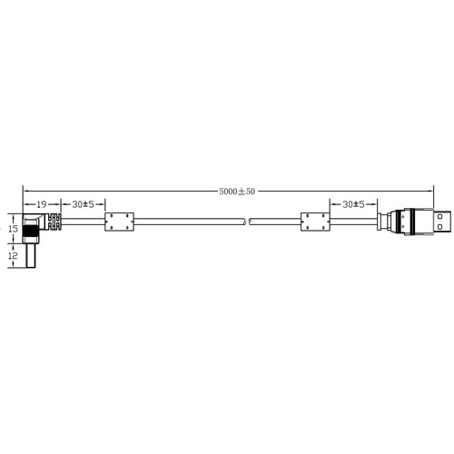 Xenarc USB-A Connector Cable (16.4')
