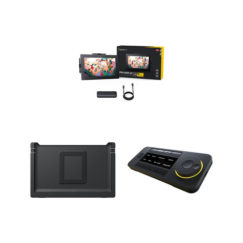 Xencelabs Pen Display 16 Essentials Kit with Desktop Easel and Quick Keys Remote