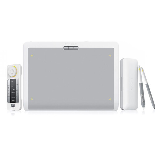 Xencelabs Pen Tablet & Quick Keys Special Edition Bundle v2 (Medium, Nebula White)
