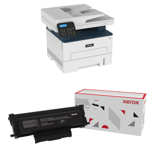 Xerox B225 Multifunction Monochrome Laser Printer with Standard Capacity Black Toner Cartridge Kit