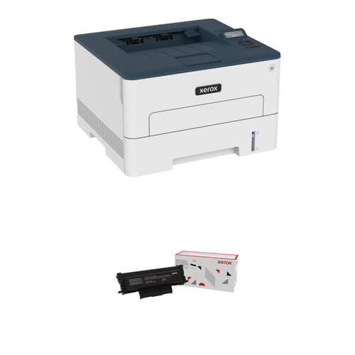 Xerox B230/DNI Monochrome Laser Printer with Extra High Capacity Black Toner Cartridge Kit