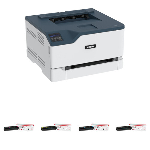Xerox C230 Color Printer with Standard-Capacity Toner Cartridge Kit