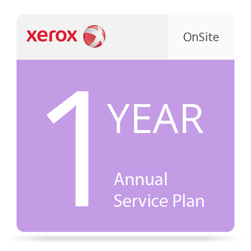 Xerox 1-Year Annual Onsite Service Plan for Phaser 6510