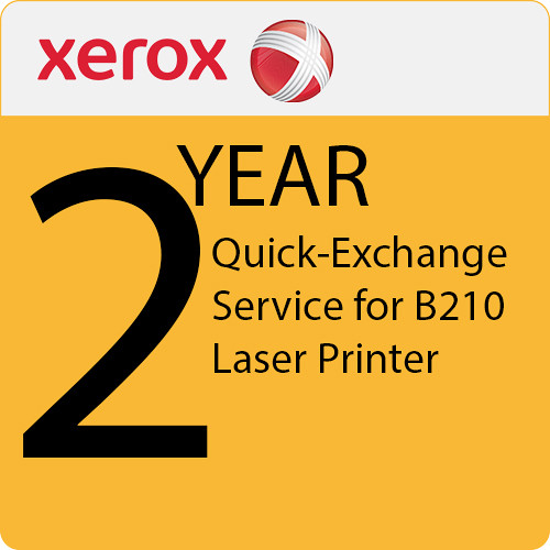 Xerox 2-Year Extended Quick-Exchange Service for B210 Laser Printer