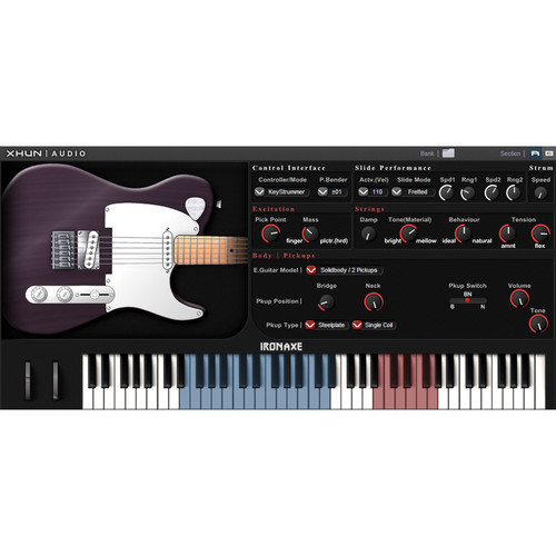 XHUN Audio IronAxe - Physical Modeld Virtual Electric Guitar (Download)