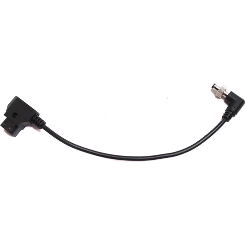 XLCS Designs Locking Right-Angle 12 VDC Power to D-Tap Cable for Blackmagic Micro G2 (6.7")