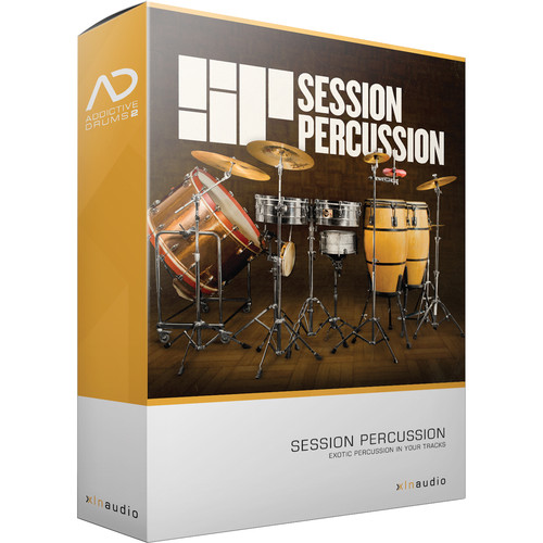 XLN Audio Session Percussion AD2 ADPAK - Virtual Drum Kit (Download)