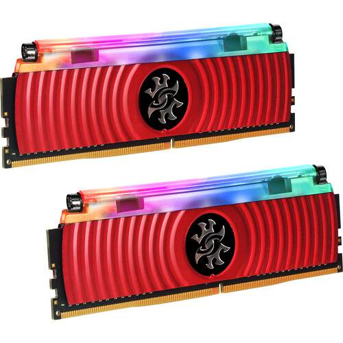 XPG Spectrix D80 RGB Gaming Memory 32GB (2X16GB) DDR4 3000Mhz CL16 - Red