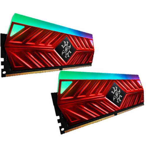 XPG Spectrix D41 RGB Gaming Memory 16GB (2x8GB) DDR4 3600MHz CL18 (Red)