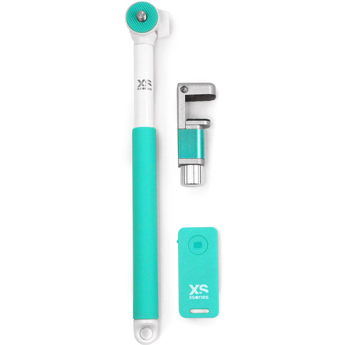 XSORIES Me-Shot Deluxe 2.0 Extension Pole with Bluetooth Remote (Turquoise & White)