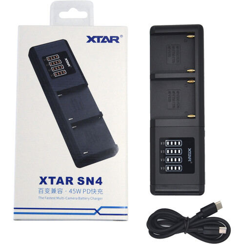 XTAR SN4 Modular Camera Battery Charger