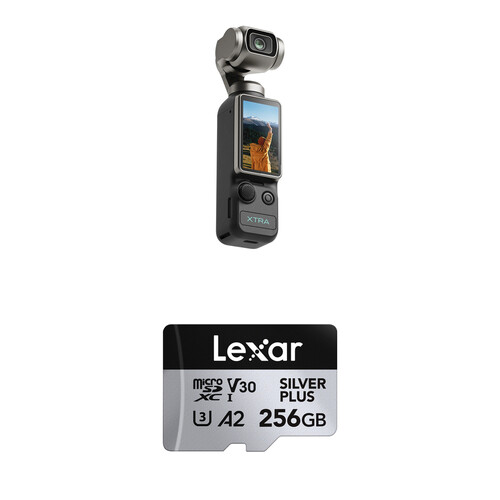 Xtra Muse Gimbal Action Camera Kit with microSD Card