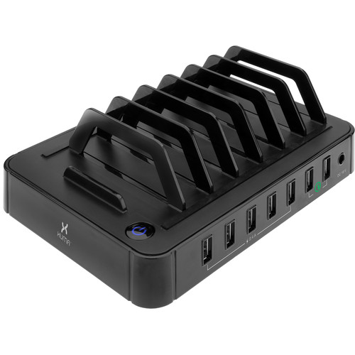 Xuma 7-Port USB Charging Station with Qualcomm Quick Charge 2.0 Technology