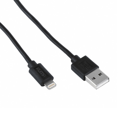 Xuma 6.6' (2m) Lightning Charge & Sync Cable (Black)