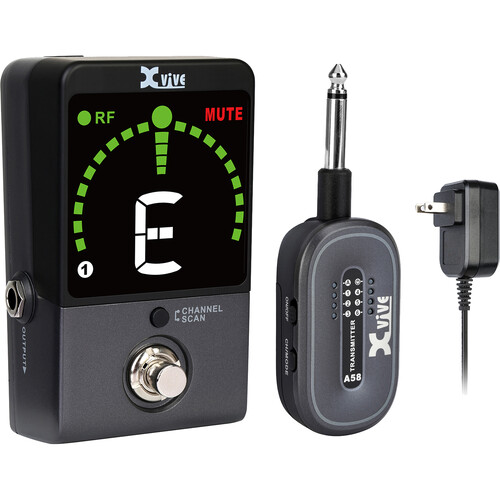 Xvive Audio P58 Wireless Guitar Pedal System and Tuner (5.8 GHz)