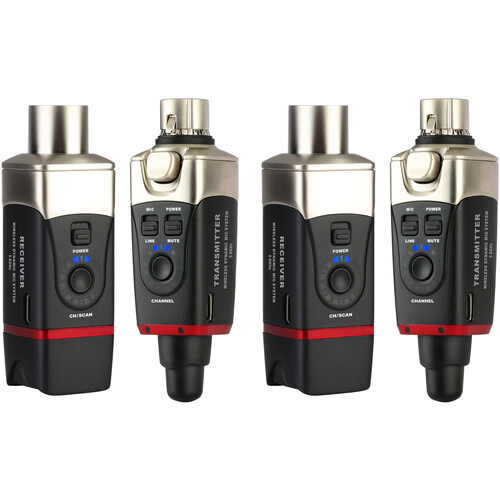 Xvive Audio U35D Dual Wireless System for Dynamic Microphones (5.8 GHz)