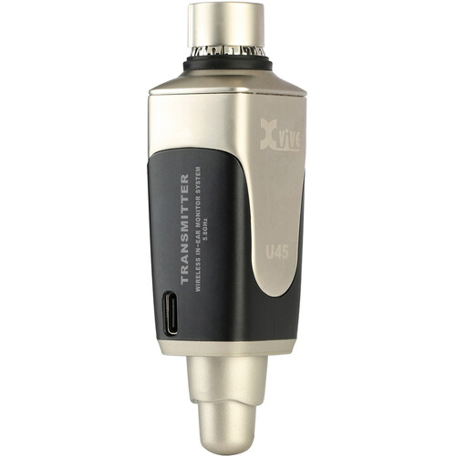 Xvive Audio U45T Wireless Transmitter for U45 In-Ear Monitor System (5.8 GHz, Gold)