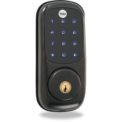 Yale Keyed Touchscreen Zigbee Deadbolt Entry Lock with Voice-Guided Programming (Permanent Oil-Rubbed Bronze)