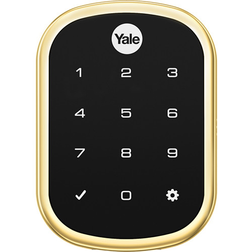 Yale Real Living Assure Lock SL Deadbolt (Polished Brass) with Connected by August