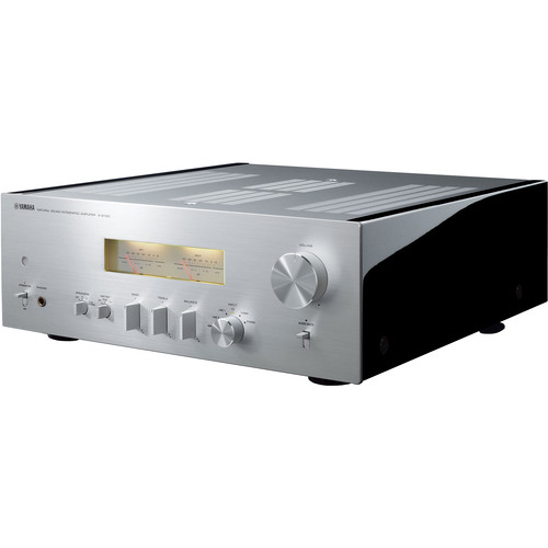 Yamaha A-S1100 Integrated Amplifier and Receiver (Silver/Piano Black)
