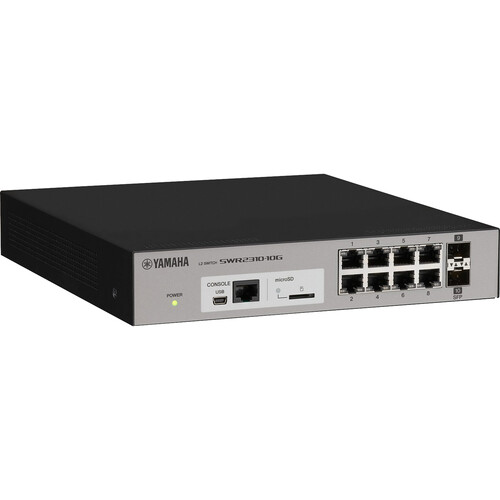Yamaha SWR2310-10G 10-Port L2 Intelligent RJ45 Switch