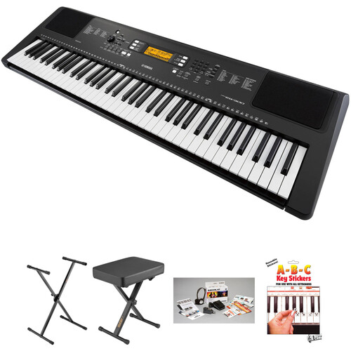Yamaha PSR-EW300 76-Key Portable Keyboard Essential Kit B&H