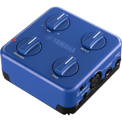 Yamaha SC-02 SessionCake Portable Battery-Powered Audio Mixer for Vocal and Instrument Inputs (Blue)