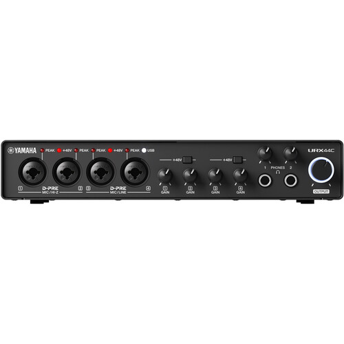 Yamaha URX44C 6x4 USB-C Audio Interface URX44C B&H Photo Video