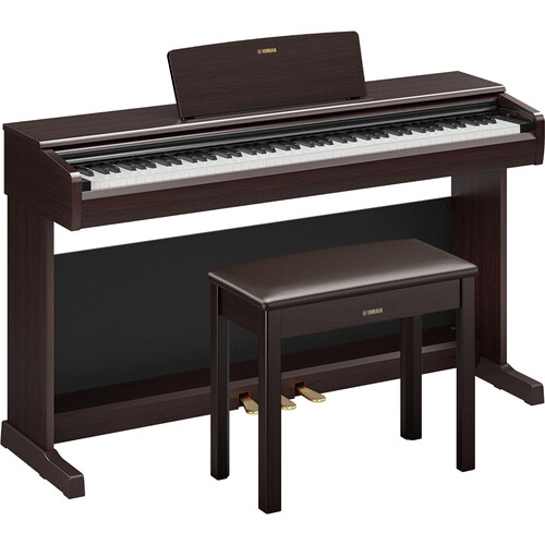 Yamaha Arius YDP-146 Weighted Digital Piano Keyboard with Bench (Rosewood)