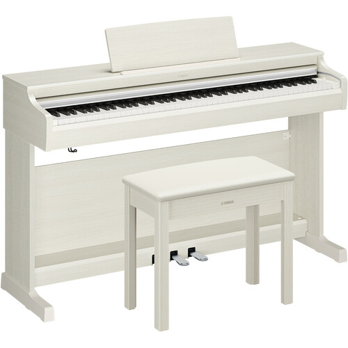 Yamaha Arius YDP-166 88-Key Console Digital Piano with Bench (White Birch)