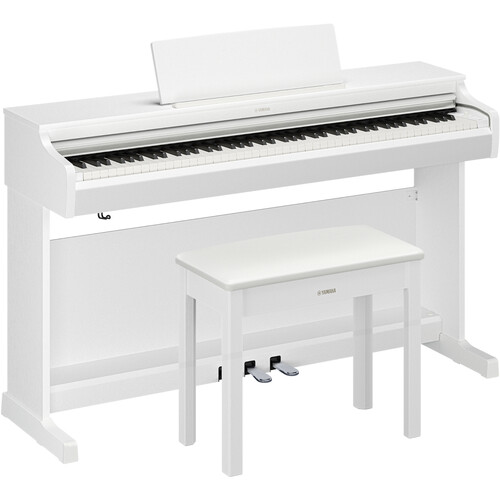 Yamaha Arius YDP-166 88-Key Console Digital Piano with Bench (White)