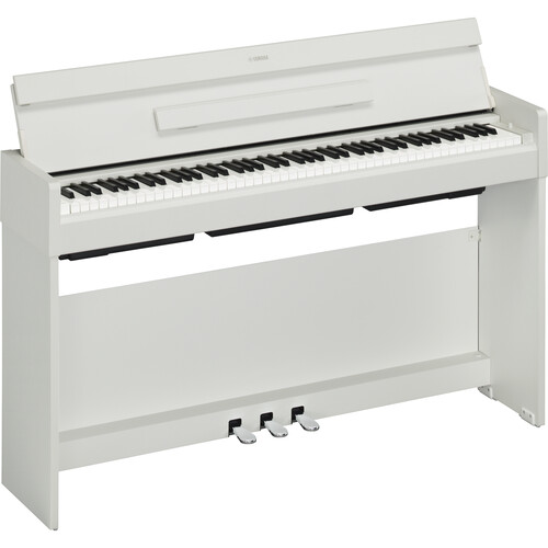 Yamaha ARIUS YDP-S35 88-Key Slim-Body Console Digital Piano (White Walnut)