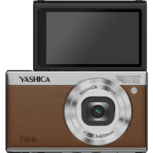 Yashica Tank Compact Digital Camera (Brown)