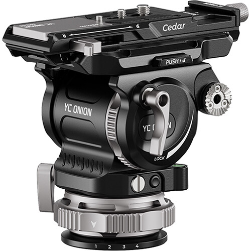 YC Onion CB7 Cedar Fluid Head (Quick Release Version)