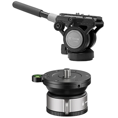 YC Onion LB52 52mm Mini Bowl Head with FH60S Fluid Head