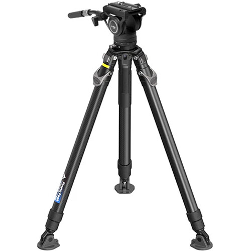 YC Onion Pineta Peak Tripod with Rubber Feet & FH75S Head