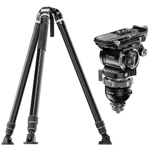 YC Onion Pineta Lite Carbon Fiber Tripod with CEDAR CB7 Fluid Head