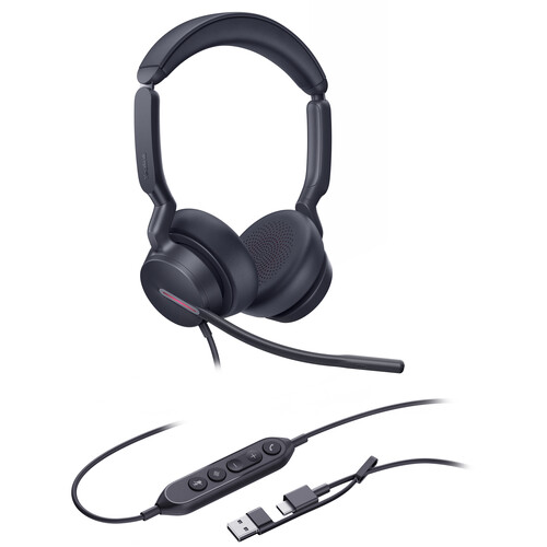 Yealink UH46 Stereo USB-C/A Headset for Unified Communications