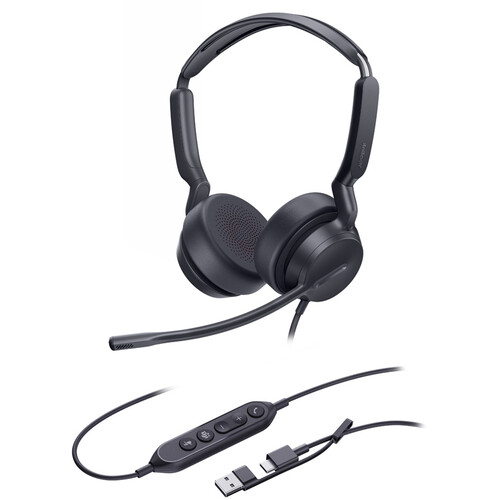 Yealink UH42 Stereo USB-C/A Headset for Microsoft Teams