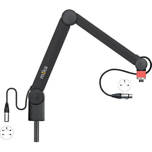 Yellowtec Microphone Arm XS with On-Air Indicator (Black, XLR)