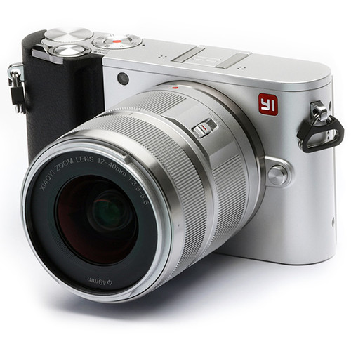YI Technology M1 Mirrorless Micro Four Thirds Digital Camera with 12-40mm Lens (Ice Silver)