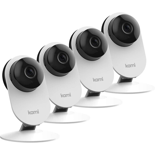 YI Technology Y28 Kami Mini Security Camera with Night Vision (4-Pack)