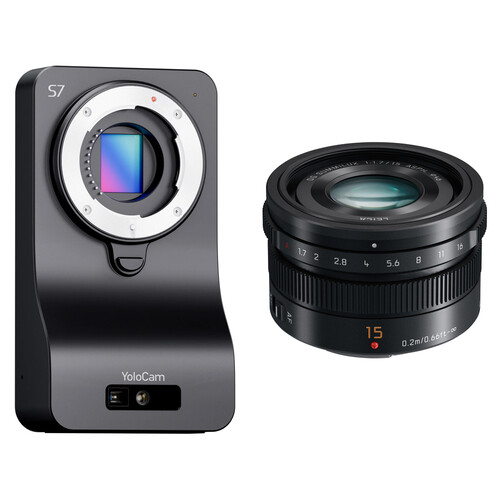 YoloLiv YoloCam S7 Live Streaming Camera + Leica 15mm f/1.7 Lens Kit