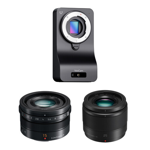 YoloLiv YoloCam S7 Live Streaming Camera Kit with 15mm & 25mm Lenses