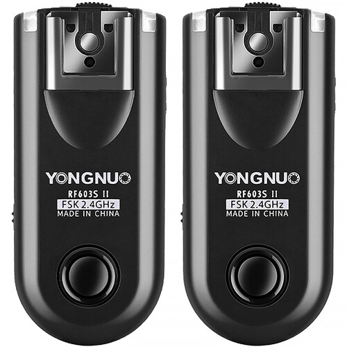Yongnuo RF-603S II S2 Wireless Flash Trigger Kit for Sony
