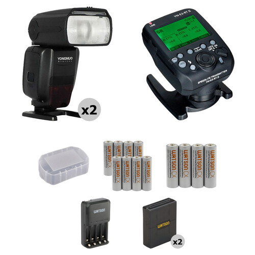 Yongnuo Speedlite YN600EX-RT II Wireless Flash Kit for Canon Cameras